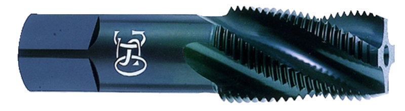 1/16-27 Dia. - 4 FL - HSS - Steam Oxide Standard Spiral Flute Pipe Tap - Apex Tool & Supply