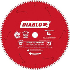 Freud - 12" Blade Diam, 120 Teeth, Carbide-Tipped Cold Saw Blade - 1" Arbor Hole Diam, 0.071" Blade Thickness - Apex Tool & Supply