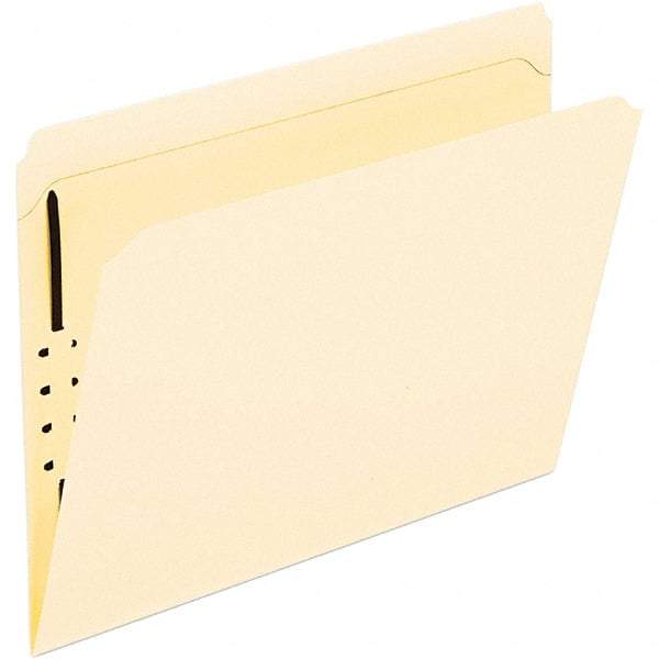 Pendaflex - 8-1/2 x 11", Letter Size, Manila, File Folders with Top Tab - Straight Tab Cut Location - Apex Tool & Supply