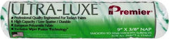 Premier Paint Roller - 3/8" Nap, 9" Wide Paint Roller Cover - Semi-Smooth Texture, Polyamide - Apex Tool & Supply