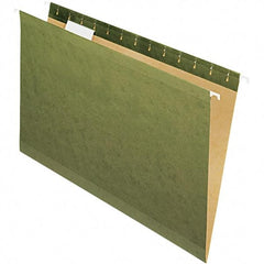 Pendaflex - 8-1/2 x 14", Legal, Standard Green, Hanging File Folder - 11 Point Stock, Straight Tab Cut Location - Apex Tool & Supply