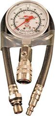 Milton - 4 Piece Dial Engine Compression Test Kit - 300 Max Pressure, PSI Scale - Apex Tool & Supply