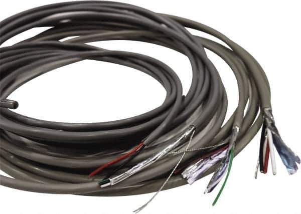Made in USA - 18 AWG, 4 Wire, 1,000' OAL Unshielded Automation & Communication Cable - PVC Insulation, Bare Copper Conductor, 300 Volts, 0.175" OD - Apex Tool & Supply