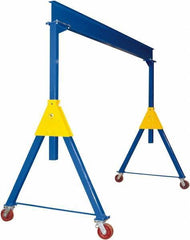 Vestil - 10,000 Lb Load Capacity, Steel Gantry Crane - 15' Span - Apex Tool & Supply