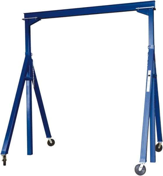 Vestil - 2,000 Lb Load Capacity, Steel Gantry Crane - 15' Span - Apex Tool & Supply