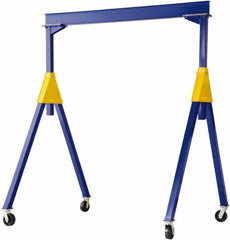 Vestil - 2,000 Lb Load Capacity, Steel Gantry Crane - 9-31/32' Span - Apex Tool & Supply