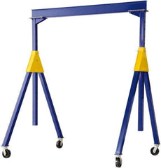 Vestil - 8,000 Lb Load Capacity, Steel Gantry Crane - 10' Span - Apex Tool & Supply