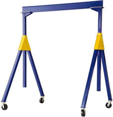 Vestil - 4,000 Lb Load Capacity, Steel Gantry Crane - 20' Span - Apex Tool & Supply