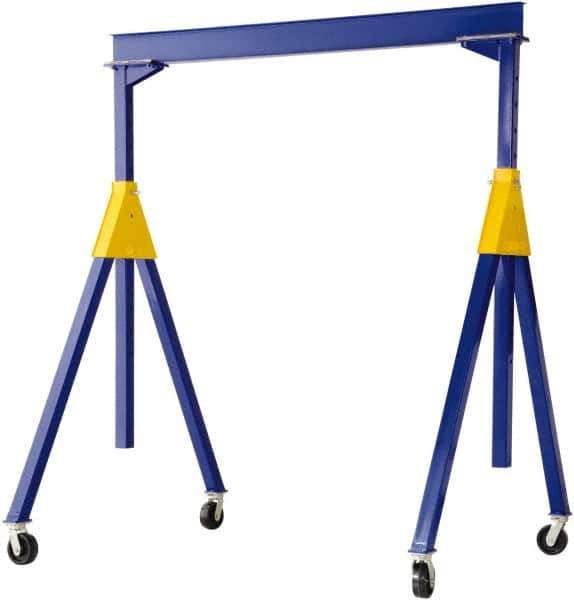 Vestil - 6,000 Lb Load Capacity, Steel Gantry Crane - 15' Span - Apex Tool & Supply