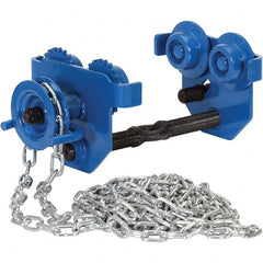 Vestil - Trolleys Type: Manual Load Capacity (Lb.): 1,000.000 - Apex Tool & Supply