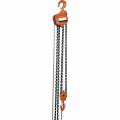 Vestil - 10,000 Lb Lifting Capacity, 15' Lift Height, Hand Hoist - Made from Chain - Apex Tool & Supply