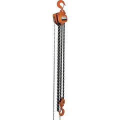 Vestil - 10,000 Lb Lifting Capacity, 10' Lift Height, Hand Hoist - Made from Chain - Apex Tool & Supply