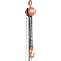 Vestil - 4,000 Lb Lifting Capacity, 20' Lift Height, Hand Hoist - Made from Chain - Apex Tool & Supply