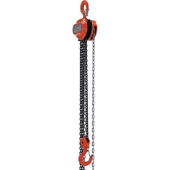 Vestil - 4,000 Lb Lifting Capacity, 10' Lift Height, Hand Hoist - Made from Chain - Apex Tool & Supply