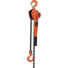 Vestil - 3,000 Lb Lifting Capacity, 20' Lift Height, Lever Hoist - Made from Chain - Apex Tool & Supply