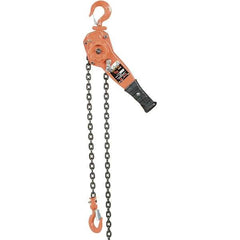 Vestil - 1,500 Lb Lifting Capacity, 20' Lift Height, Lever Hoist - Made from Chain - Apex Tool & Supply