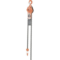 Vestil - 1,500 Lb Lifting Capacity, 10' Lift Height, Lever Hoist - Made from Chain - Apex Tool & Supply