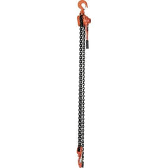 Vestil - 12,000 Lb Lifting Capacity, 10' Lift Height, Lever Hoist - Made from Chain - Apex Tool & Supply