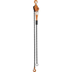 Vestil - 3,000 Lb Lifting Capacity, 10' Lift Height, Lever Hoist - Made from Chain - Apex Tool & Supply