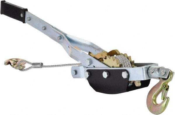 Vestil - 2,000 to 4,000 Lb Lifting Capacity, 10' Lift Height, Puller Hoist - Made from Wire Rope - Apex Tool & Supply