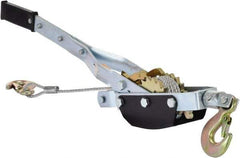 Vestil - 2,000 to 4,000 Lb Lifting Capacity, 10' Lift Height, Puller Hoist - Made from Wire Rope - Apex Tool & Supply