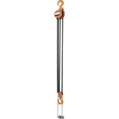 Vestil - 6,000 Lb Lifting Capacity, 10' Lift Height, Hand Hoist - Made from Chain - Apex Tool & Supply