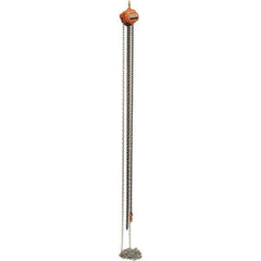 Vestil - 1,000 Lb Lifting Capacity, 20' Lift Height, Hand Hoist - Made from Chain - Apex Tool & Supply