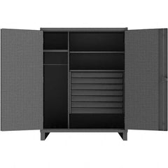 Durham - 3 Shelf 60 Bin Wardrobe Storage Cabinet - Apex Tool & Supply