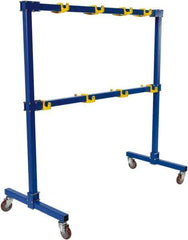 Vestil - 2 Shelf, 1,000 Lb Capacity, Blue Gantry - 77-1/16" Wide x 76-11/16" High x 39" Deep - Apex Tool & Supply