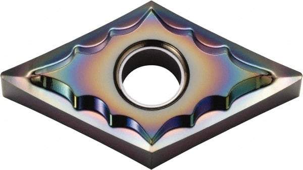 Kyocera - DNMG432 AH Grade PDL025 Carbide Turning Insert - Al2O3 Finish, 55° Diamond, 1/2" Inscr Circle, 3/16" Thick, 1/32" Corner Radius - Apex Tool & Supply