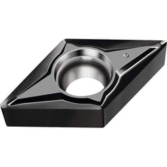 Walter - DCGT21.50.2 FN2 Grade WNN10 Carbide Turning Insert - Proprietary Finish, 55° Diamond, 1/4" Inscr Circle, 3/32" Thick, 0.004" Corner Radius - Apex Tool & Supply