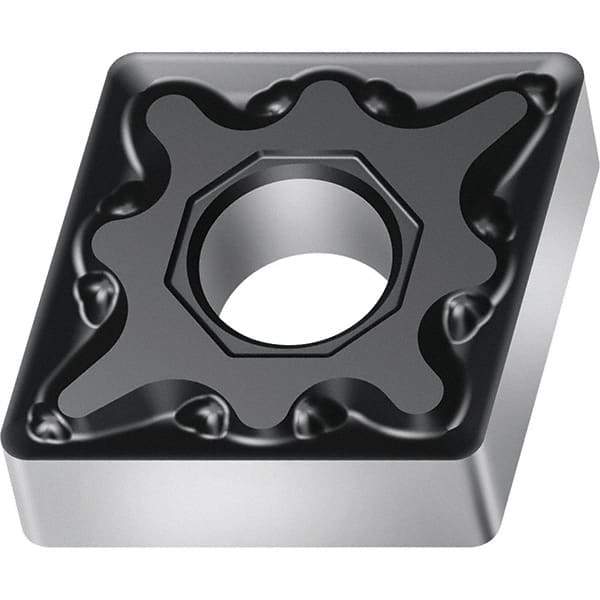 Walter - CNMG434 MM5 Grade WSM30S Carbide Turning Insert - TiALN/Al2O3 Finish, 80° Diamond, 1/2" Inscr Circle, 3/16" Thick, 0.063" Corner Radius - Apex Tool & Supply