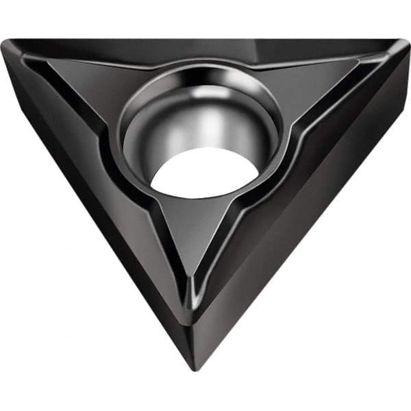 Walter - TCGT1.21.20.5 FN2 Grade WNN10 Carbide Turning Insert - Proprietary Finish, 60° Triangle, 5/32" Inscr Circle, 5/64" Thick, 0.008" Corner Radius - Apex Tool & Supply