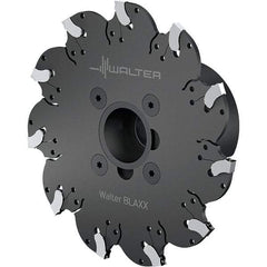Walter - Arbor Connection, 3mm Cutting Width, 33mm Depth of Cut, 4.92mm Cutter Diam, 1" Hole DIam, 11 Tooth Indexable Slotting Cutter - F5055 Toolholder, SX-3.. Insert, Right Hand Cutting Direction - Apex Tool & Supply