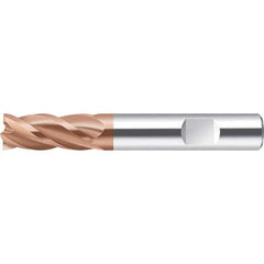 Walter-Prototyp - 16mm, 32mm LOC, 16mm Shank Diam, 92mm OAL, 4 Flute, Solid Carbide Square End Mill - AlCrN Finish, 35° Helix, Right Hand Cut, Right Hand Flute, Series MC232-W-4-B - Apex Tool & Supply