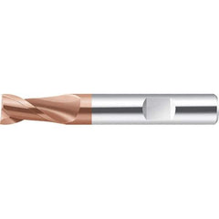 Walter-Prototyp - 12.7mm, 25mm LOC, 12.7mm Shank Diam, 88.9mm OAL, 2 Flute, Solid Carbide Square End Mill - AlCrN Finish, 35° Helix, Right Hand Cut, Right Hand Flute, Series MC232.W-2-D - Apex Tool & Supply