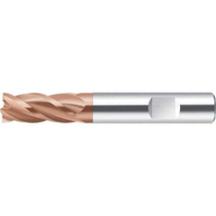 Walter-Prototyp - 16mm, 42mm LOC, 16mm Shank Diam, 92mm OAL, 4 Flute, Solid Carbide Square End Mill - AlCrN Finish, Spiral Flute, 35° Helix, Right Hand Cut, Right Hand Flute, Series MC232 - Apex Tool & Supply