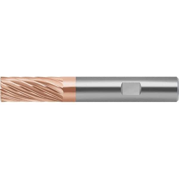 Walter-Prototyp - 8mm, 19mm LOC, 8mm Shank Diam, 63mm OAL, 8 Flute, Solid Carbide Square End Mill - TiAlSiN Finish, Spiral Flute, 30° Helix, Right Hand Cut, Right Hand Flute, Series MC183 - Apex Tool & Supply