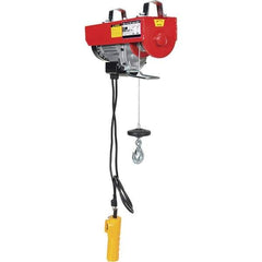 Vestil - 0.2 Ton Capacity, 30 FPM Lift Speed, 115 Volt, Cable Hoist Puller - 18 & 36' Max Lift - Apex Tool & Supply