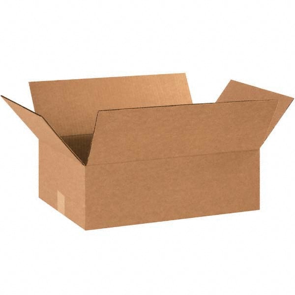 Made in USA - Pack of (25) 12" Wide x 18" Long x 6" High Corrugated Shipping Boxes - Apex Tool & Supply