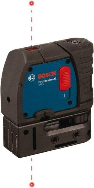 Bosch - 2 Beam 100' Max Range Self Leveling Dot Laser Level - 1/4" at 100' & 1/8" at 30' Accuracy, Battery Included - Apex Tool & Supply