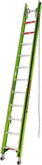 Little Giant Ladder - 24' High, Type IAA Rating, Fiberglass Extension Ladder - 375 Lb Capacity, 22' Working Length - Apex Tool & Supply
