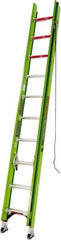 Little Giant Ladder - 20' High, Type IAA Rating, Fiberglass Extension Ladder - 375 Lb Capacity, 18' Working Length - Apex Tool & Supply