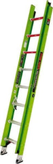 Little Giant Ladder - 16' High, Type IAA Rating, Fiberglass Extension Ladder - 375 Lb Capacity, 14' Working Length - Apex Tool & Supply