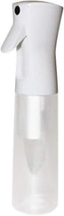 PRO-SOURCE - 10 oz Polyethylene Bottle & Trigger Sprayer - White - Apex Tool & Supply