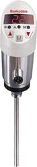 Barksdale - 32 to 210°F Electronic Temperature Switch and Transducer with Display - 1/4" NPT Male, 0.24 x 0.7" Rigid Stem, 4-20mA, M12, 304 Stainless Steel, ±0.5% - Apex Tool & Supply