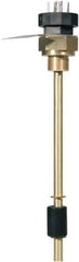 Barksdale - 140°F Normally Closed, Liquid Level & Temperature Switch - 4.72" Level Normally Open, 1" NPT Male, DIN 43650 Plug - Apex Tool & Supply