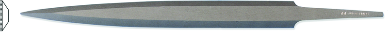 6" Barrette File, Cut 0 - Apex Tool & Supply