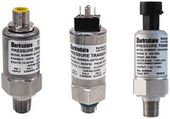 Barksdale - 750 Max psi, ±0.5% Accuracy, G1/4 (Male) Connection Pressure Transducer - 0.5 to 5.5 VDC Output Signal, M12 Hirschman Connector Wetted Parts, 1/4" Thread, -40 to 185°F, 30 Volts - Apex Tool & Supply
