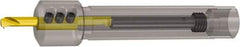 Vargus - Internal Thread, Neutral Cut, 5/8" Shank Width x 0.63" Shank Height Indexable Threading Toolholder - 3.74" OAL, 4.0SIR Insert Compatibility, SMC Toolholder, Series Micro - Apex Tool & Supply